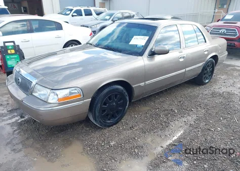 2005 Mercury Grand Marquis из США, поврежденный, VIN 2MHFM75W35X647751